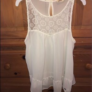 Hollister peplum top